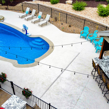 Pool House and Screen Room Area