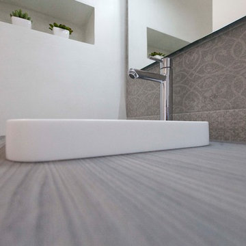 Lavabos de solid surface.