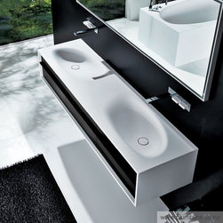 Shape 183cm Vanity Double Basin By Plumbline - Bathroom Basins