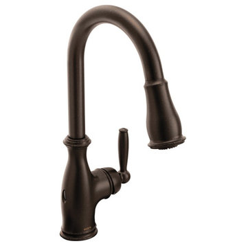 Moen Brantford Motionsense Wave Touchless Pulldown Faucet, Oil Rubbed Bronze