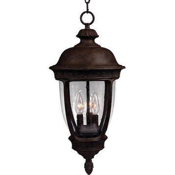 Maxim Knob Hill Cast 3-Light Outdoor Hanging Lantern 3468CDSE - Sienna