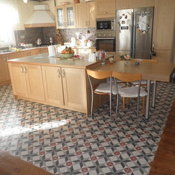 Encaustic Cement Tile For Kitchen - Wall And Floor Tile