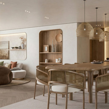 Calm Open-Concept Living Interior