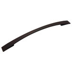 Cosmas - Cosmas 6-5/16&rdquo; CTC (160mm) Oil Rubbed Bronze Modern Arch Cabinet Pull - 6-5/16" (160mm) Hole Centers