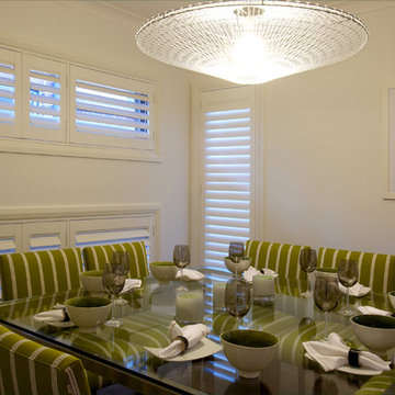 Dining Room Plantation Shutters