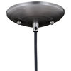 Vaxcel Lighting T0349 Outland 1 Light 10"W Outdoor Pendant - Outer Aged Iron