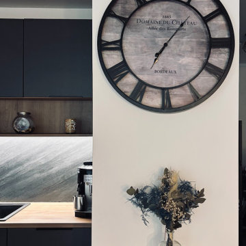 Rénovation de Cuisine contemporaine dans les Yvelines