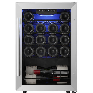Yeego wine cooler refrigerator Freestanding 20 Bottles Buit-in Mini Fridge