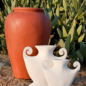 Roman Oil Jar & Profile Urns