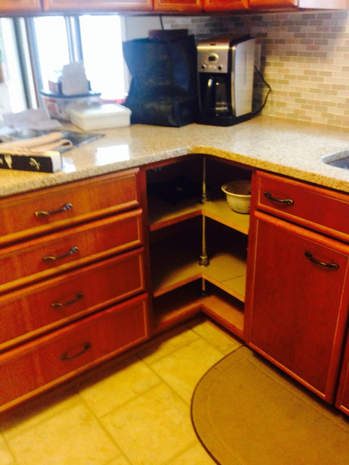 Alternate ideas for a lazy Susan door?