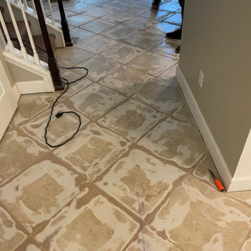 Ground floor tiles - for 7" Luxury Vinyl Plank Flooring Installation in Nocatee