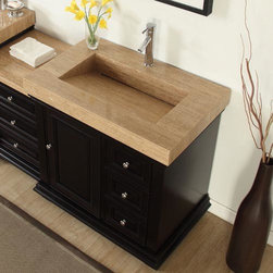 Stone Sinks Bathroom Vanities - Bathroom Vanities And Sink Consoles