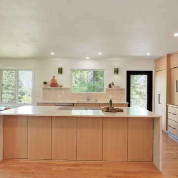 Flora Lane - Natural Oak Modern Kitchen