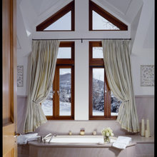 bathroom drapery