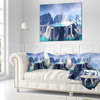 3D Rendered Fantasy Alien Planet Landscape Printed Throw Pillow, 16"x16"