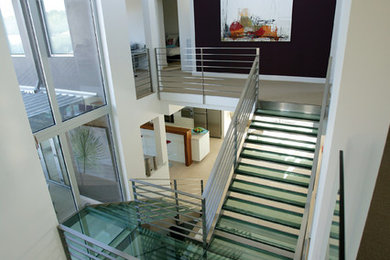 This is an example of a contemporary staircase in Canberra - Queanbeyan.
