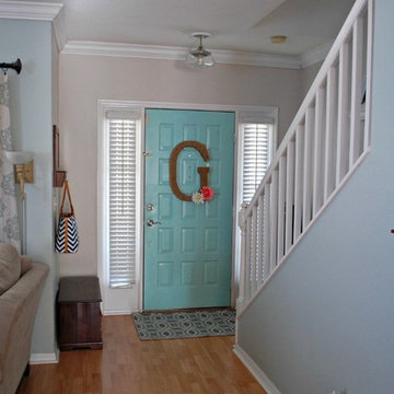 Coastal Living Room Makeover on a Budget