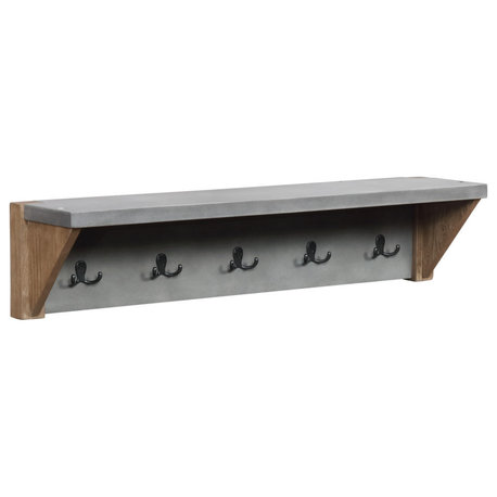 Newport 40" Coat Hook, Shelf