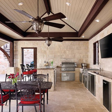 outdoor kitchen