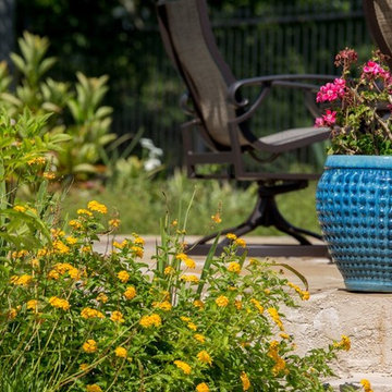 Stand Alone Pergola with Beautiful Pool & Landscaping