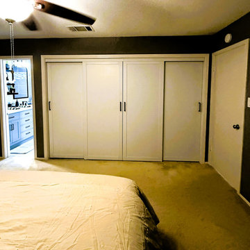 Expanded Closet Opening with Sliding Doors