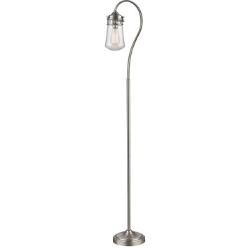 Celeste 1 Light Floor Lamp, Brushed Nickel