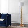 Adriana Metal LED Floor Lamp, Gold, 62.5"