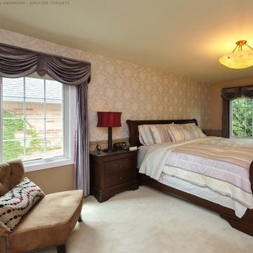 New Casement Windows in Beautiful Bedroom - Renewal by Andersen Greater Toronto,