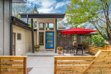 Example of an exterior home design in Denver