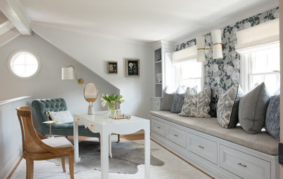 Room of the Day: Storage Space Turned Classy Dressing Room