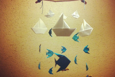Mobile en origami