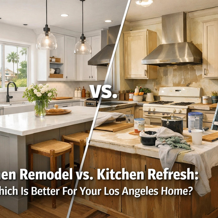Kitchen remodel vs kitchen refresh