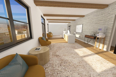 Inspiration for a 1950s home design remodel in Atlanta