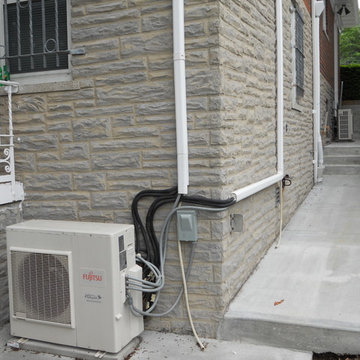 Ductless Air conditioning inside unit and outside unit pictures