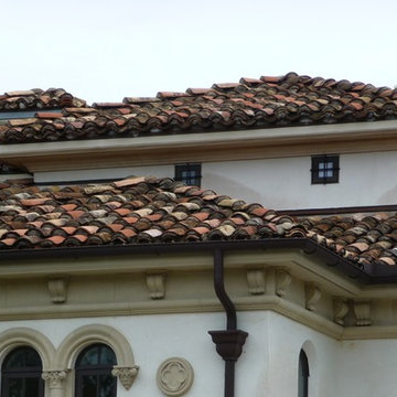 Clay tile roofing