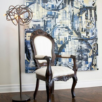 Lightsculptures Bronze Floor Light