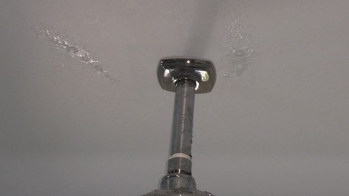 Rain shower head leaking