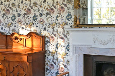 Design ideas for a classic living room in Other.