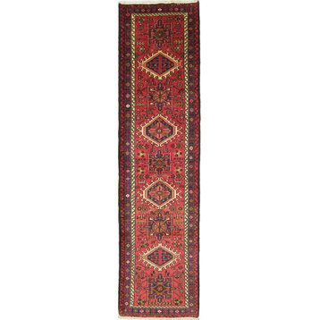 Persian Rug Gharadjeh 9'5"x2'5" Hand Knotted