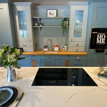 Open plan shaker kitchen - Suffolk