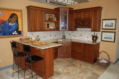 Example of a classic wine cellar design in Other
