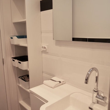 Transformation d'une loge de gardienne en studio pour un étudiant
