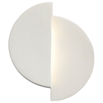 Ambiance Offset Circle LED Wall Sconce, Bisque