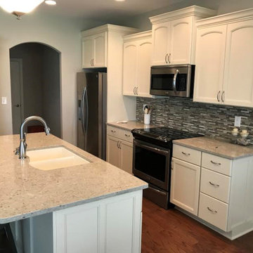 Waypoint and Custom Amish Cabinetry- Painted Vanilla