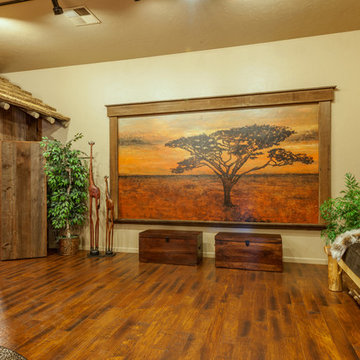 African Safari Game Room & Hunting/Fishing Trophy Room
