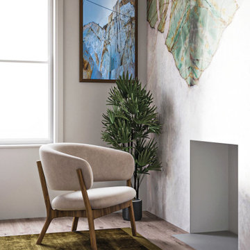 Patagonia Green Fireplace