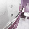 Curved Shower Rods 5' Curved Shower Rod, Chrome