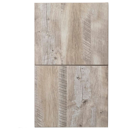 Bliss 14"Wx24"H Linen Side Cabinet, 2 Door, Nature Wood