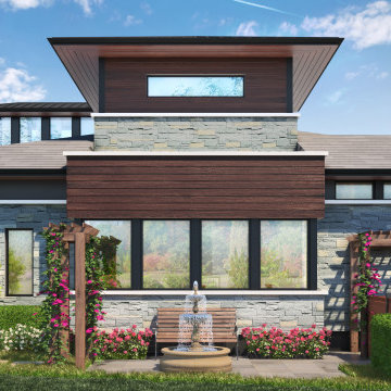 Semi Detached Bungalow - Side Yard Garden