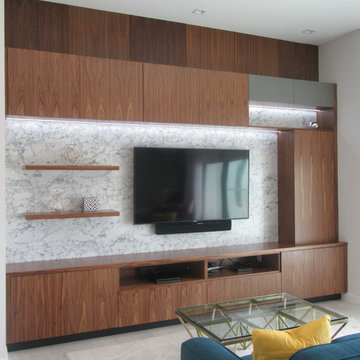 Walnut Wall Units
